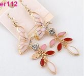 Brinco Borboleta Banhado a Ouro 14k