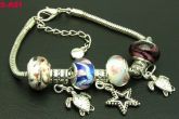 Pulseira com Charms de Murano